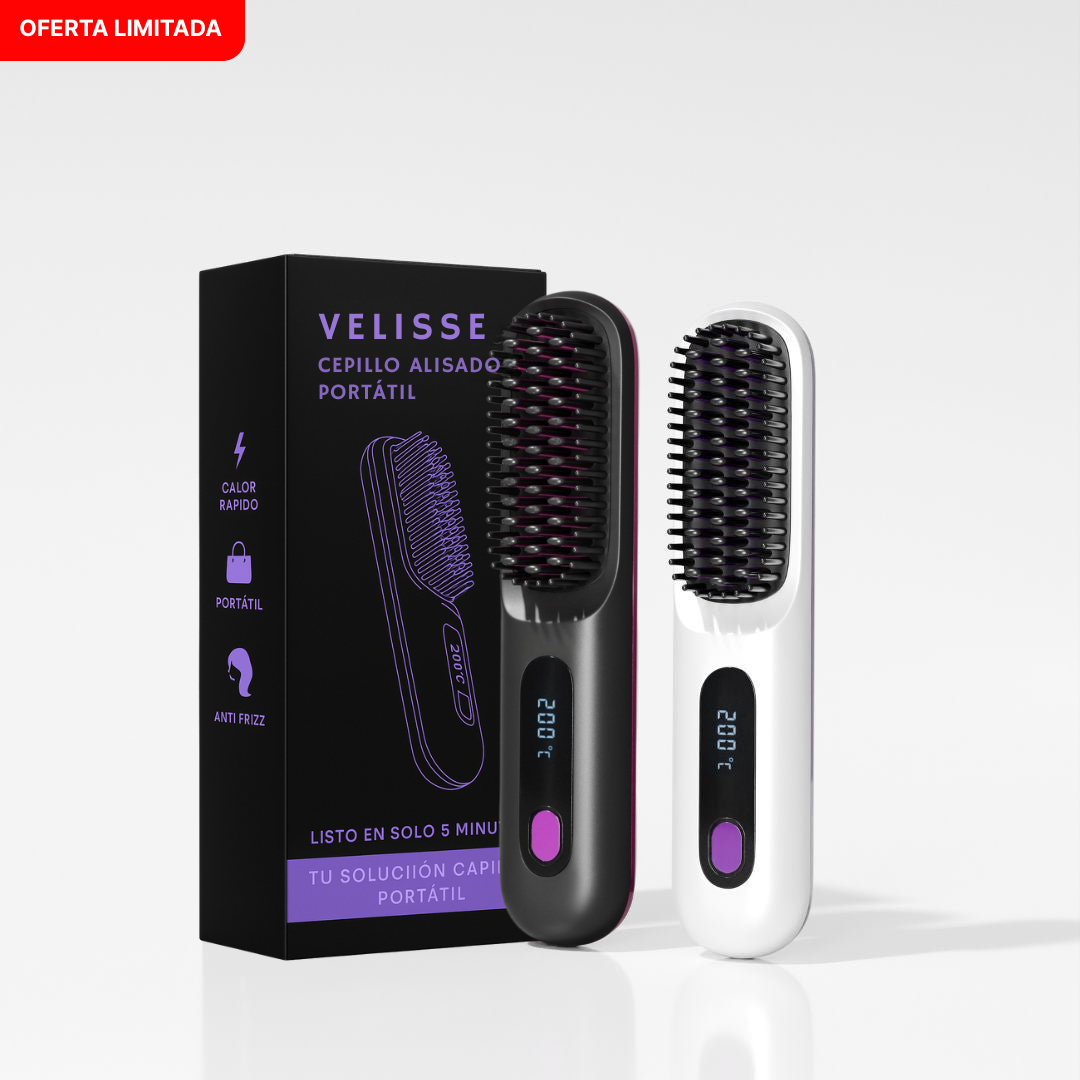 Cepillo Alisador Portátil Velisse™