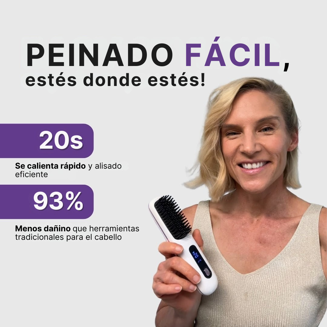 Cepillo Alisador Portátil Velisse™